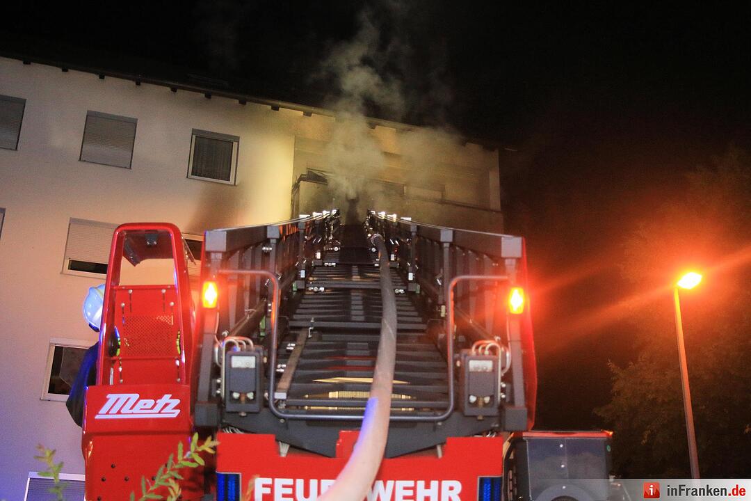 Brand in Mehrfamilienhaus in Memmelsdorf