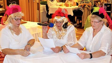 Die drei Damen vom Ebensfelder-Kleukheimer Sender hatten alles durcheinander gebracht Foto: Roland Dietz