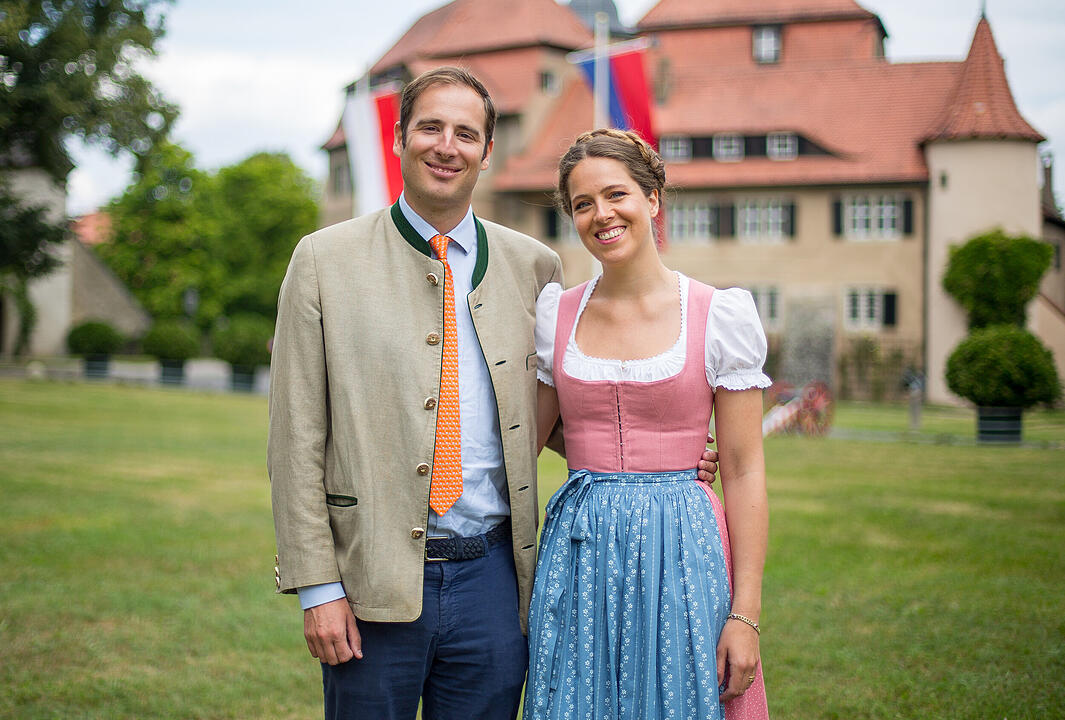 Heimf&uuml;hrung der Braut des F&uuml;rsten Castell-R&uuml;denhausen