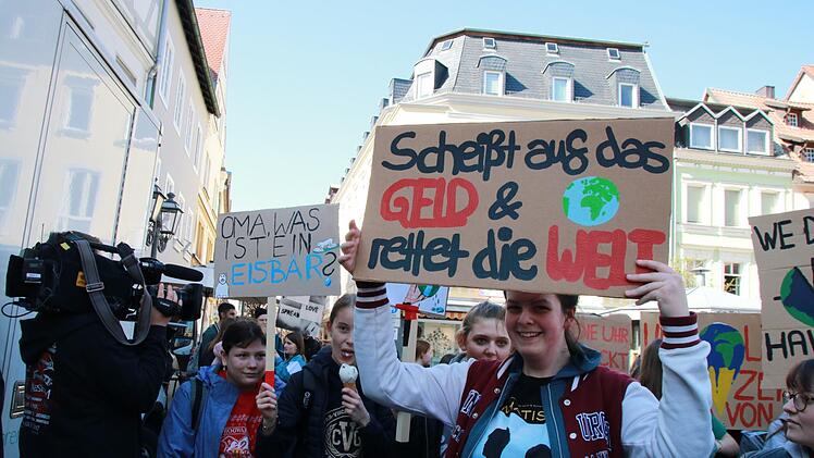 Impressionen von der "Fridays for Future"-Aktion.Foto: Katrin Geyer
