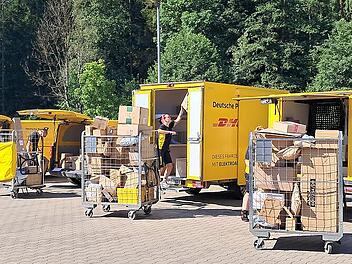 Wie Rechtslenker der Post in Kronach die Arbeit erleichtern