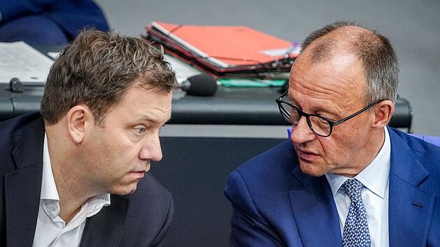 Lars Klingbeil und Friedrich Merz