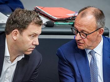 Lars Klingbeil und Friedrich Merz