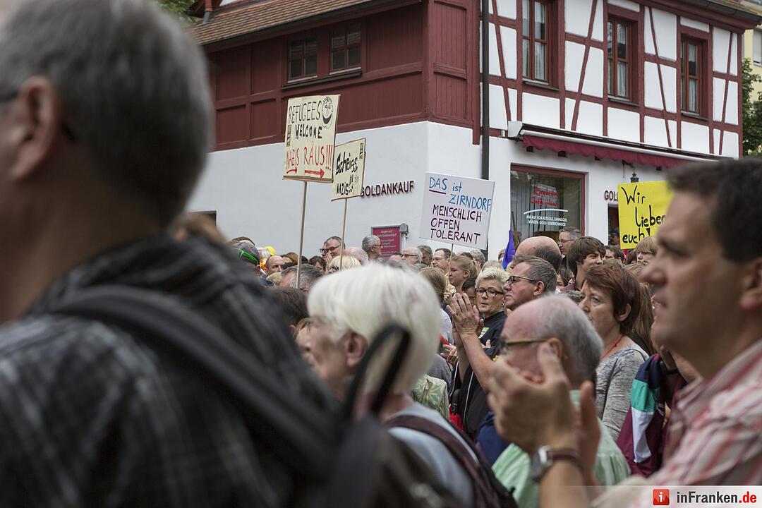 Demonstration gegen Rechts in Zirndorf