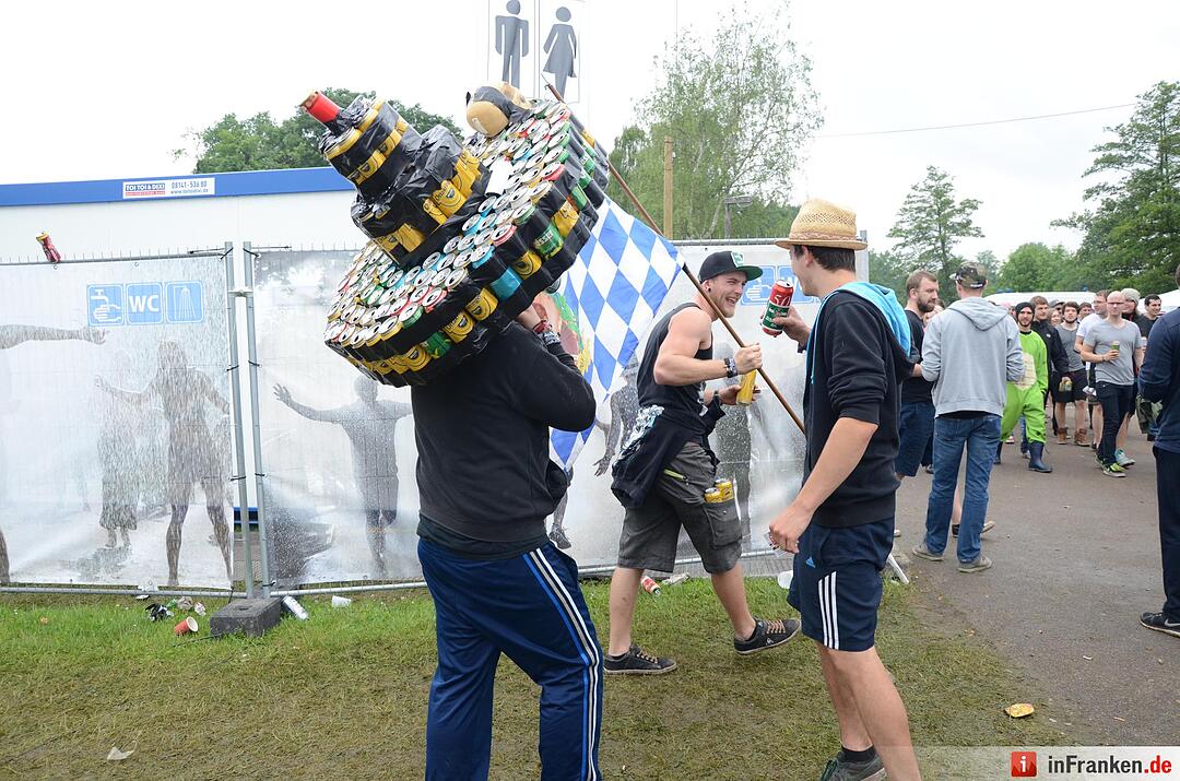 Die schrägsten Outfits bei Rock im Park 2016