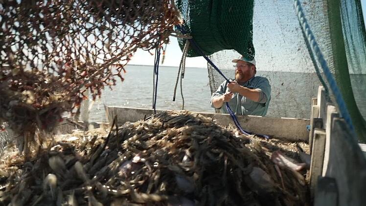 Shrimp-Fischer Craig Reaves findet Trump (immer noch) gut, weil er wegen der Strafz&ouml;lle mit den asiatischen Biligimporten mithalten kann. Seine Schwester sagt: "Manchmal sollte Trump lieber die Klappe halten."