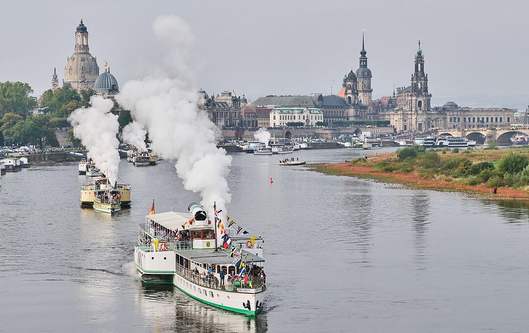 Jubil&auml;umsparade der S&auml;chsischen Dampfschifffahrt