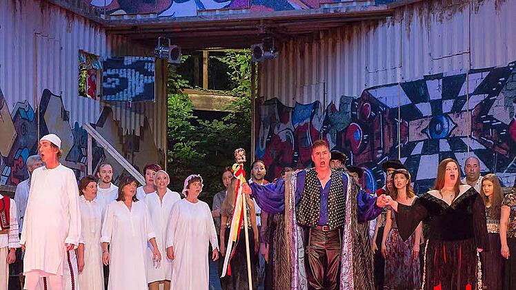 Impressionen vom "Zigeunerbaron" auf der Waldbühne Heldritt.Foto: Albert Höchstädter