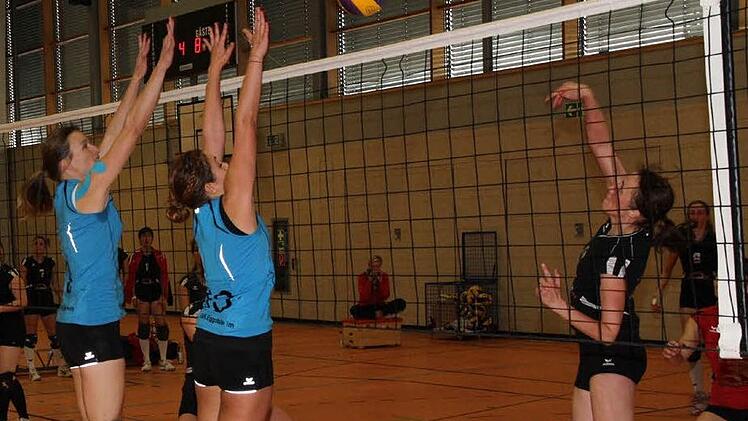 Die Volleyball-Damen der DJK Eggolsheim verabschiedeten sich mit einer Niederlage gegen Arzberg und einem Sieg gegen Neudrossenfeld/Hollfeld III aus der Bezirksliga-Saison.  Foto: Erlwein/archiv