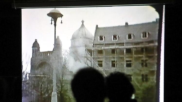 14 Sekunden lang ist das filmische Zeitdokument vom Brand der Bamberger Synagoge. Foto: Barbara Herbst