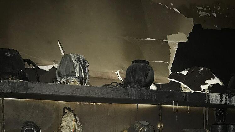 So sehr hat das Feuer gewütet.