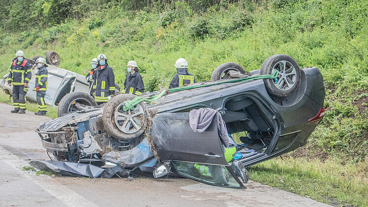 Drei Schwerverletzte bei Unfall auf der A7
