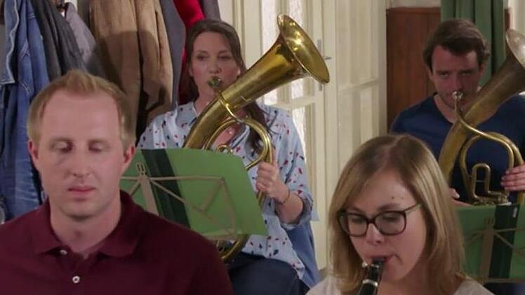 Die erste Probe mit dem Orchester. Screenshot: Bayerischer Rundfunk