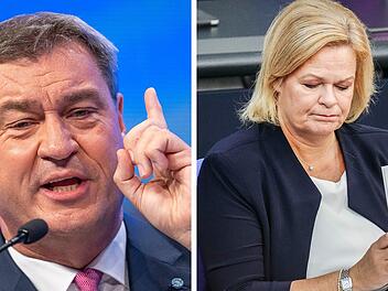 Faeser lehnt Söder-Vorschlag einer Obergrenze für Geflüchtete ab