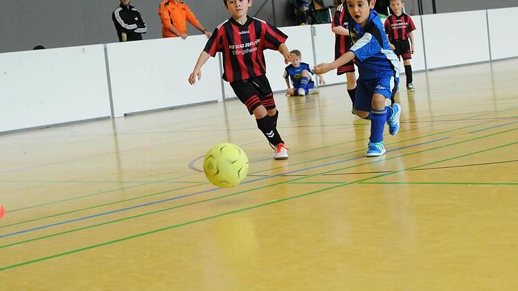 Schnappschüsse vom U-7-Turnier in der Saaletalhalle. Foto: ssp