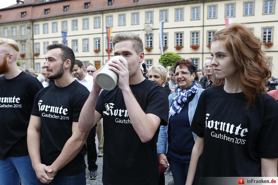 Gautschfeier 2015 der Mediengruppe Oberfranken in Bamberg