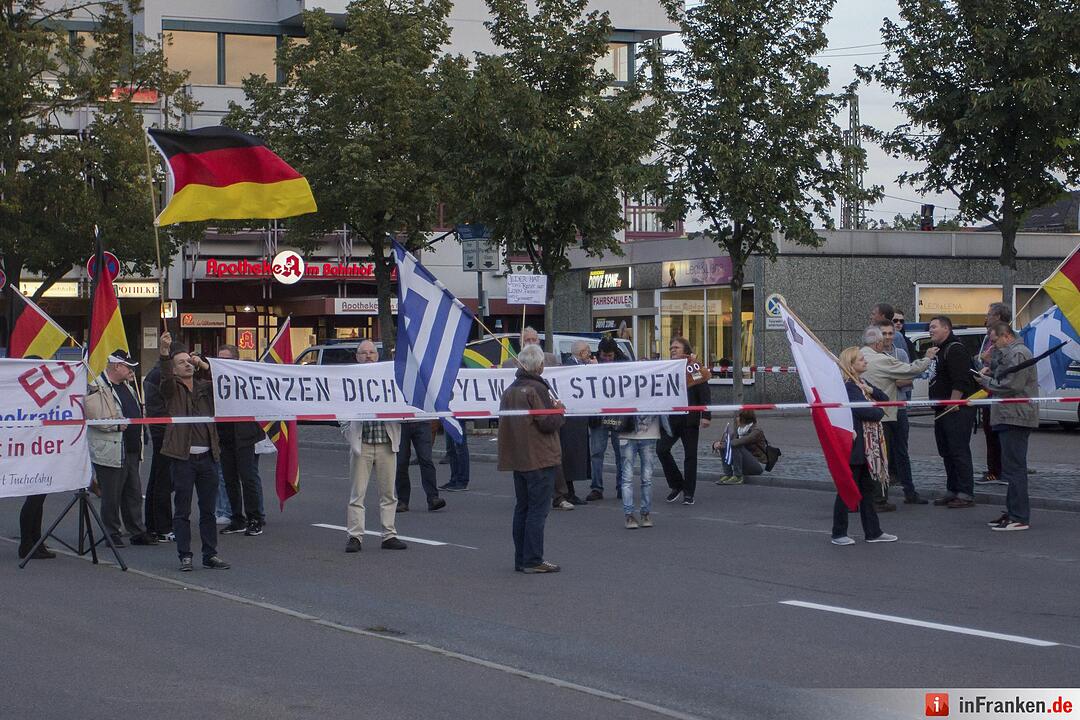 Drei Kundegebungen am Donnerstag in Fuerth - Polizei zieht positive Bilanz