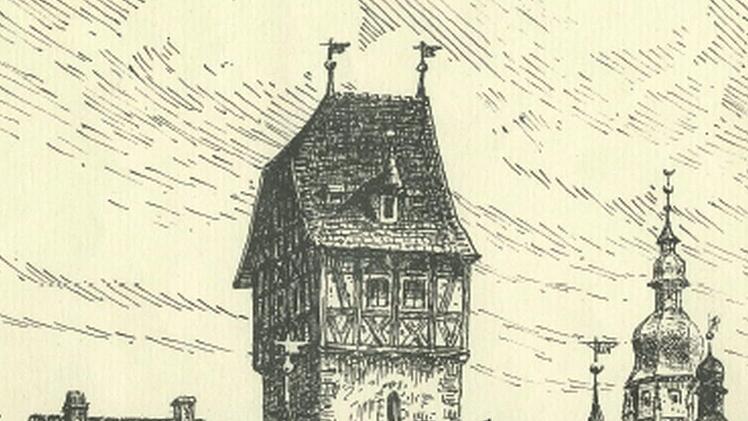 Das Innere Ketschentor stand einst an der Einmündung der Ketschengasse in den Albertsplatz. 1791 wurde es abgerissen - unter anderem, weil der Unterhalt zu teuer geworden war.Altstadtfreunde