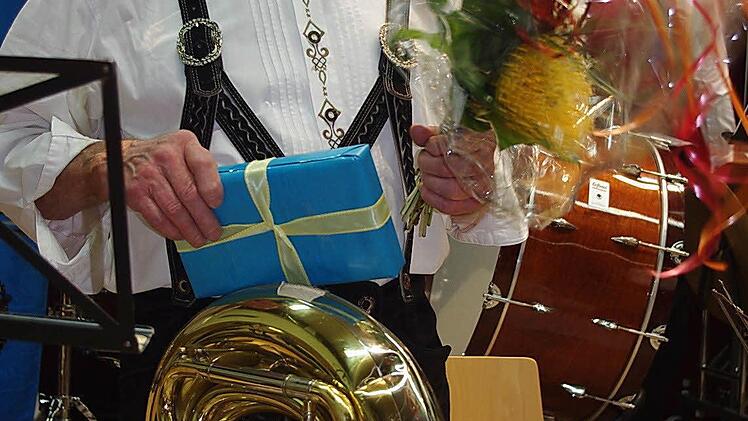 Das "junggebliebendste" Mitglied Arthur Blüchel aus Rugendorf mit 83 Jahren