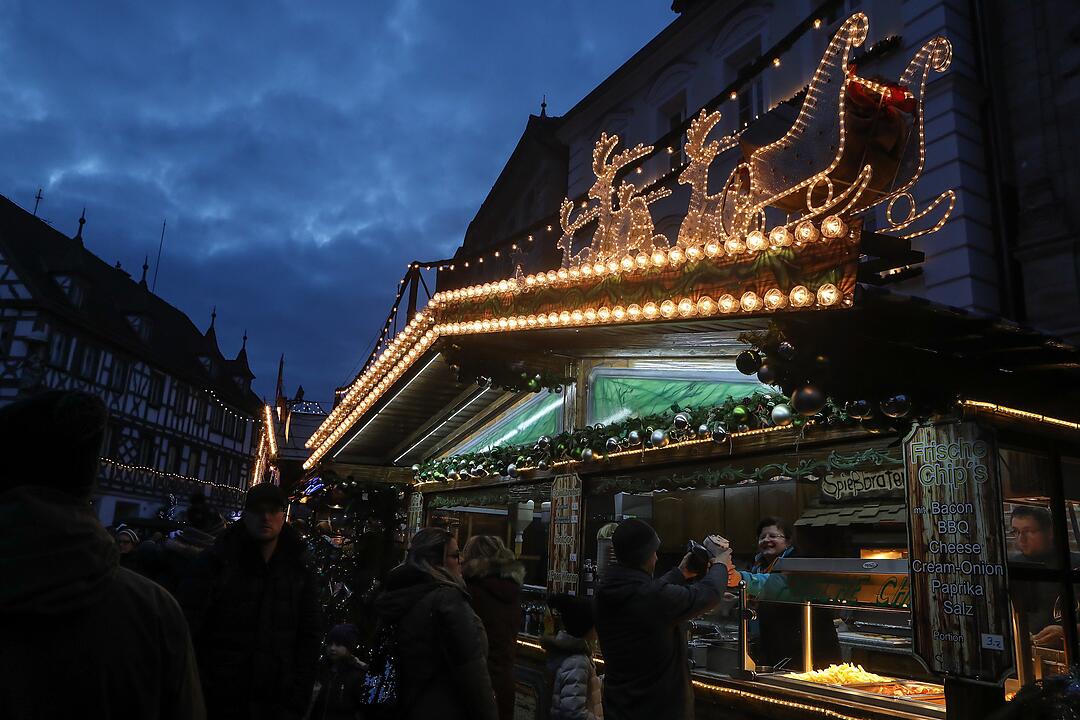 Der Forchheimer Weihnachtsmarkt ist eröffnet