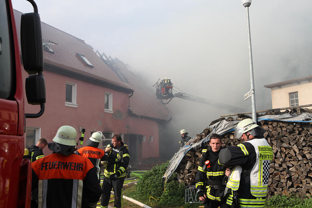 Herpersdorf bei Ansbach: Scheune abgebrannt