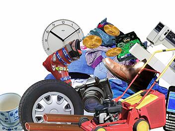 Mit Dingen, die wir nicht mehr brauchen, lassen sich noch gute Geschäfte machen. Grafik: Friedrich