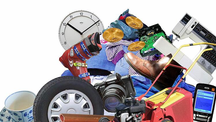 Mit Dingen, die wir nicht mehr brauchen, lassen sich noch gute Geschäfte machen. Grafik: Friedrich