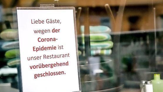Wegen Corona geschlossen: Restaurants, Gaststätten und Hotels sind seit Wochen zu. Die Beschäftigten haben nun mit enormen Lohneinbußen zu kämpfen, warnt die Gewerkschaft NGG. Foto: NGG