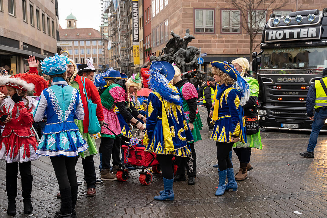 Der traditionelle Umzug zog ca. 70.000 Faschingsfreunde an.