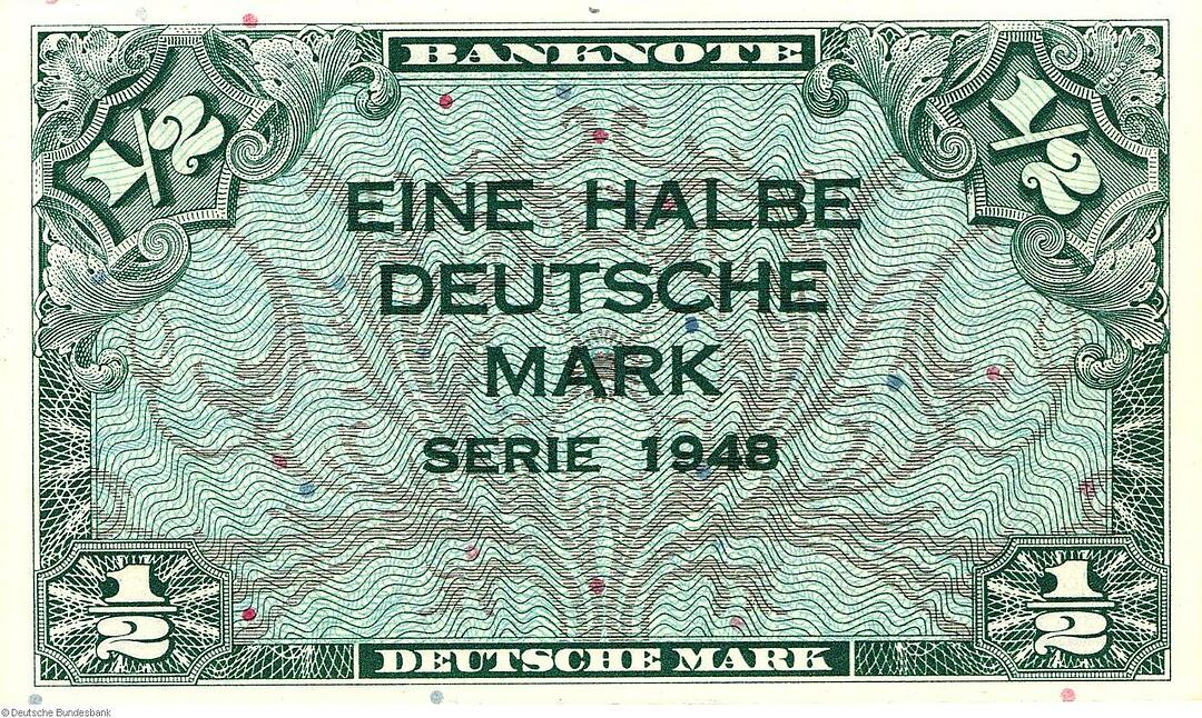 Deutsche Mark - Banknoten im Jahr 1948
