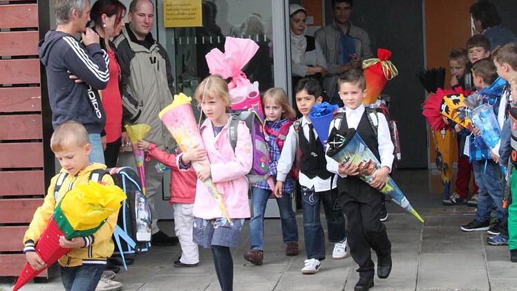 220 Kinder werden an der Grundschule Münnerstadt in diesem Schuljahr unterrichtet. 52 sind Abc-Schützen. Foto: Heike Beudert