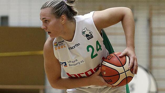 20 Punkte erzielte Janett Perv im Hinspiel gegen Jahn M&uuml;nchen. Dennoch reichte es f&uuml;r die DJK Brose nicht zum Sieg. Foto: sportpress