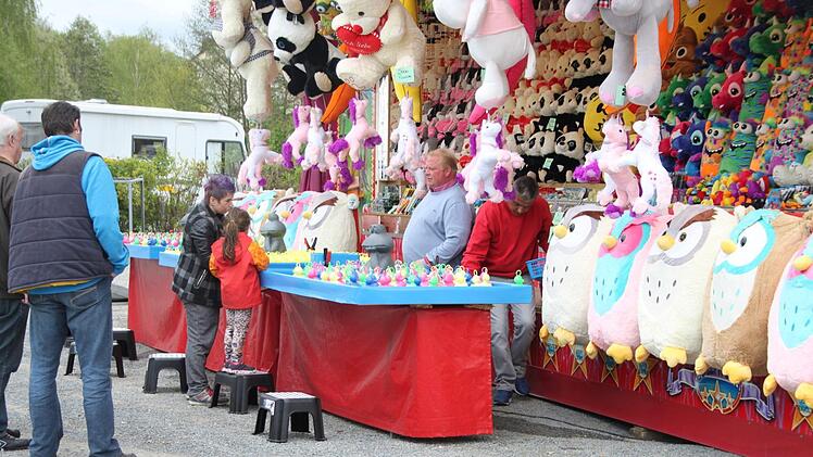 Erste Impressionen vom Start des Kulmbacher Volksfests. Foto: Dagmar Besand