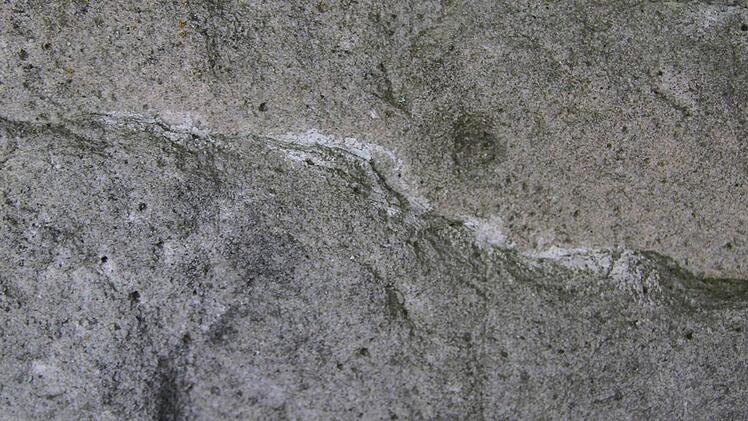 Die feinen Rinnen im Sandstein wurden zur Konservierung verfüllt, doch diese Verfüllung ist längst wieder weg. Foto: Sonny Adam