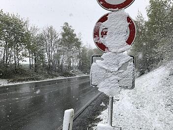 Im Kreis Hof legte sich der Schnee auf die erblühende Frühlingslandschaft. Auch für Autofahrer gab es dadurch Probleme. Foto: NEWS5/Fricke