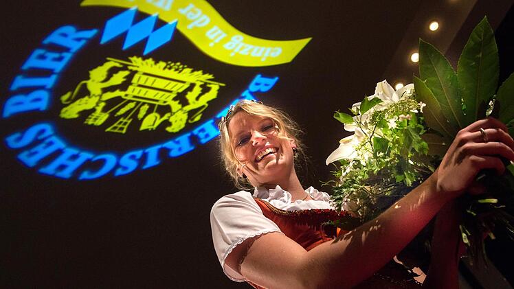 Marlene Speck wurde am 18. Mai 2015 zur Bayerischen Bierkönigin gekrönt. Foto: dpa