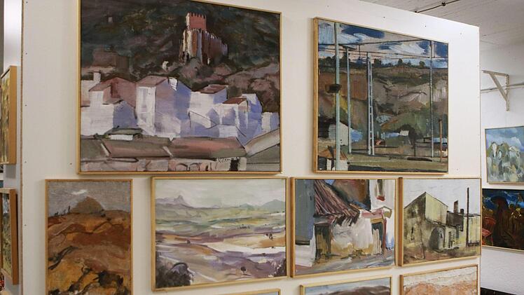 Impressionen aus Robert Reiters neuer Werkstattgalerie in Untersiemau. Offiziell eröffnet wird sie am 15. September.Foto: Jochen Berger