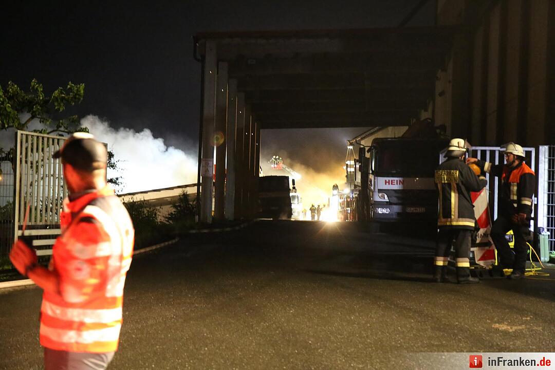 Brand in Baustoffhandel in Steinach