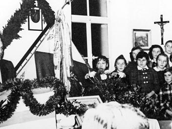 Im Oktober 1957 hielt Rudolf Eberhard eine Dankesrede an die Versammlung anlässlich seiner Ernennung zum Ehrenbürgerer. Foto: Reinhard Löwisch