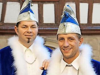 Gerald Fischer und Dirk Stauch sind das neue Prinzenpaar von Oberlangenstadt. Foto: Mariell Dörrschmidt