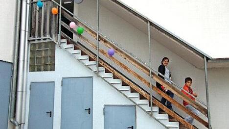 Dank des Engagements der Familie Kailer wurde auch eine neue Außentreppe geschaffen.