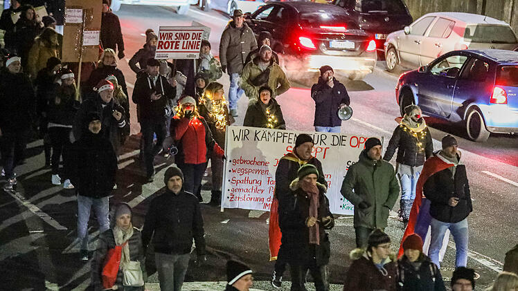 Corona-Protest in Fürth