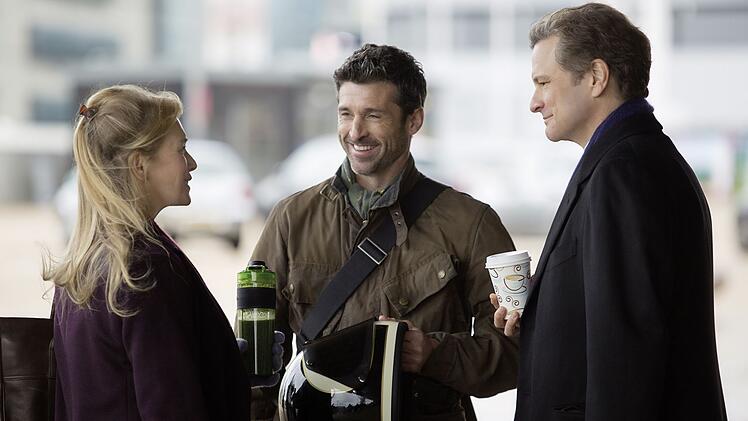 In "Bridget Jones' Baby" musste sich die Titelheldin (Ren&eacute;e Zellweger) zwischen zwei M&auml;nnern entscheiden (gespielt von Patrick Dempsey, links und Colin Firth).