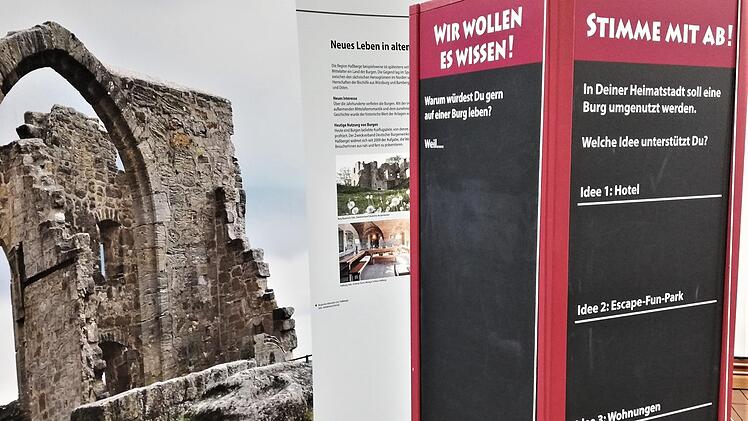 Aus zehn Themeninseln besteht die Sonderausstellung "Rund um die Burg".