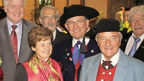 Erinnerungen an Hebert Neder: Juli 2011: Beim Tag der Franken mit Ehefrau Maria.