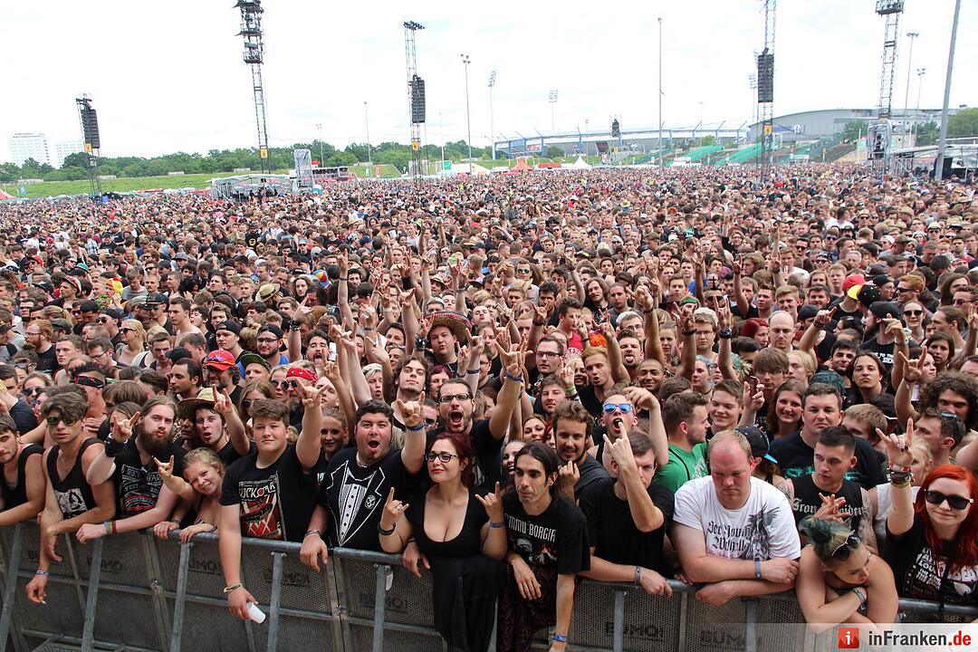 Rock im Park 2016 - Stimmung vor der Centerstage
