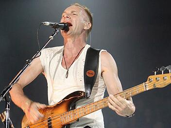 Der weltbekannte Musiker Sting wird am 23. Juni das Jahn-Gelände in Forchheim rocken. Foto: epa/Lyle Stafford