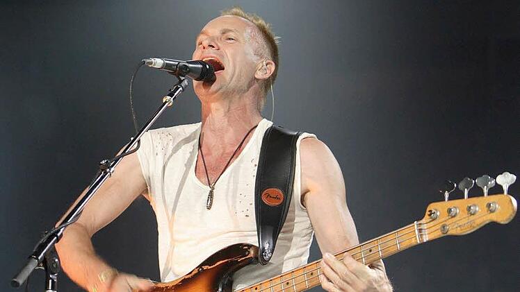 Der weltbekannte Musiker Sting wird am 23. Juni das Jahn-Gelände in Forchheim rocken. Foto: epa/Lyle Stafford