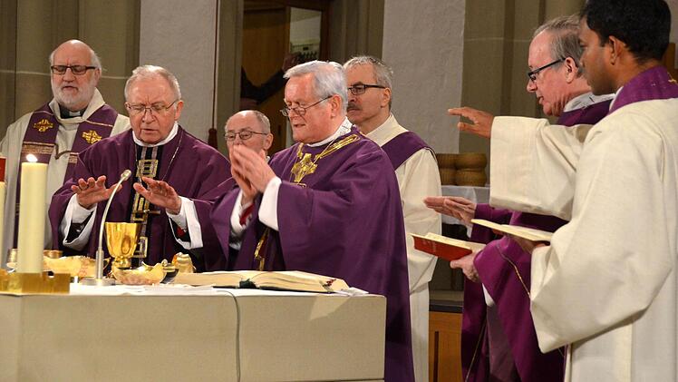 Besuch des Bischofs in Bad Kissingen. Foto: Peter Rauch