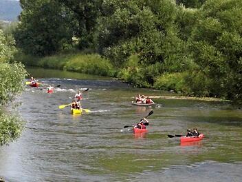 Der Main, der durchs Ebensfelder Gemeindegebiet flie&szlig;t, ist im Sommer Anziehungspunkt f&uuml;r Kanuwanderer. Foto: Matthias Einwag